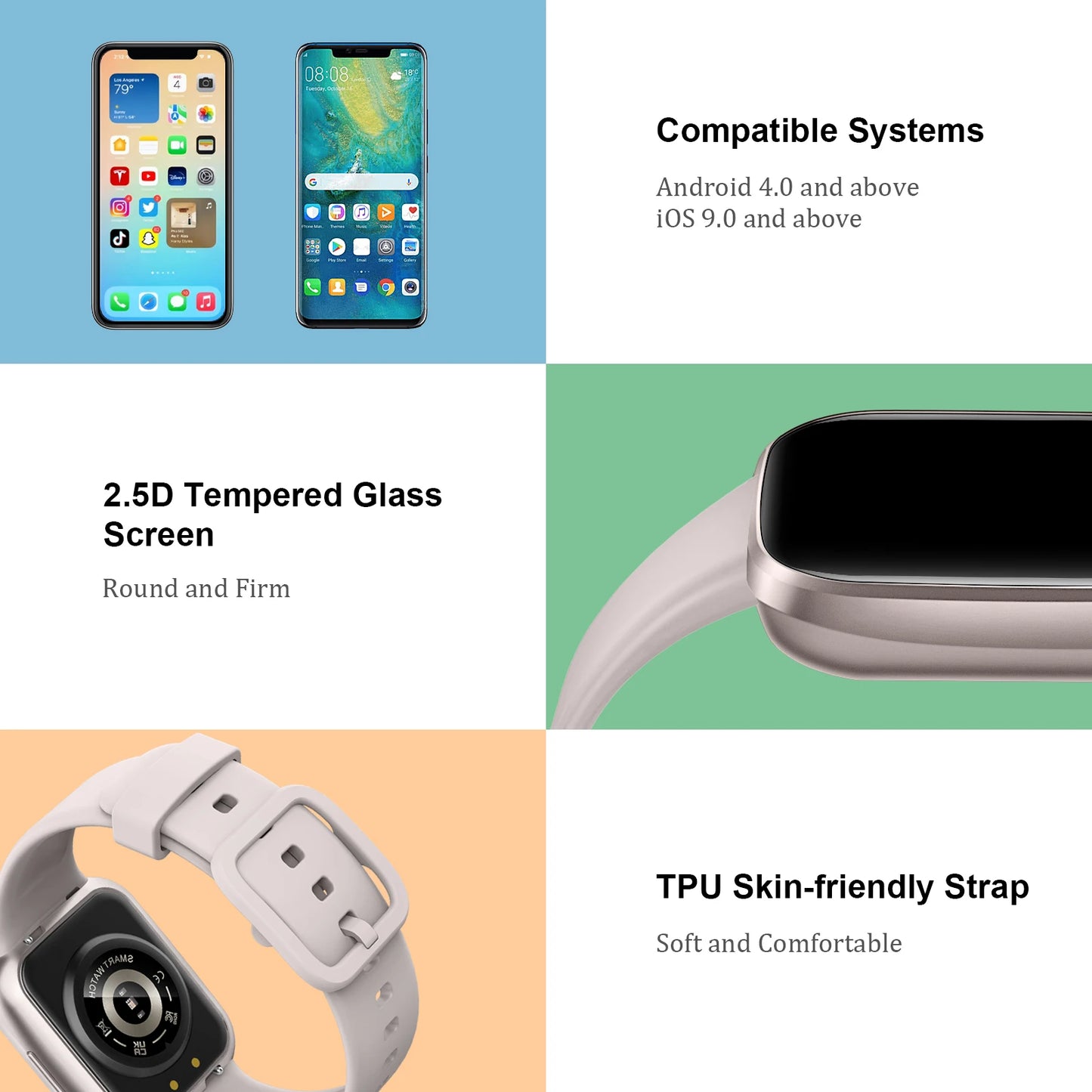 Nerunsa Smart Watch Fitness Tracker For Men And Women