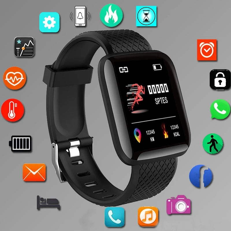 Smartwatch Fitness Tracker for Android and iOS