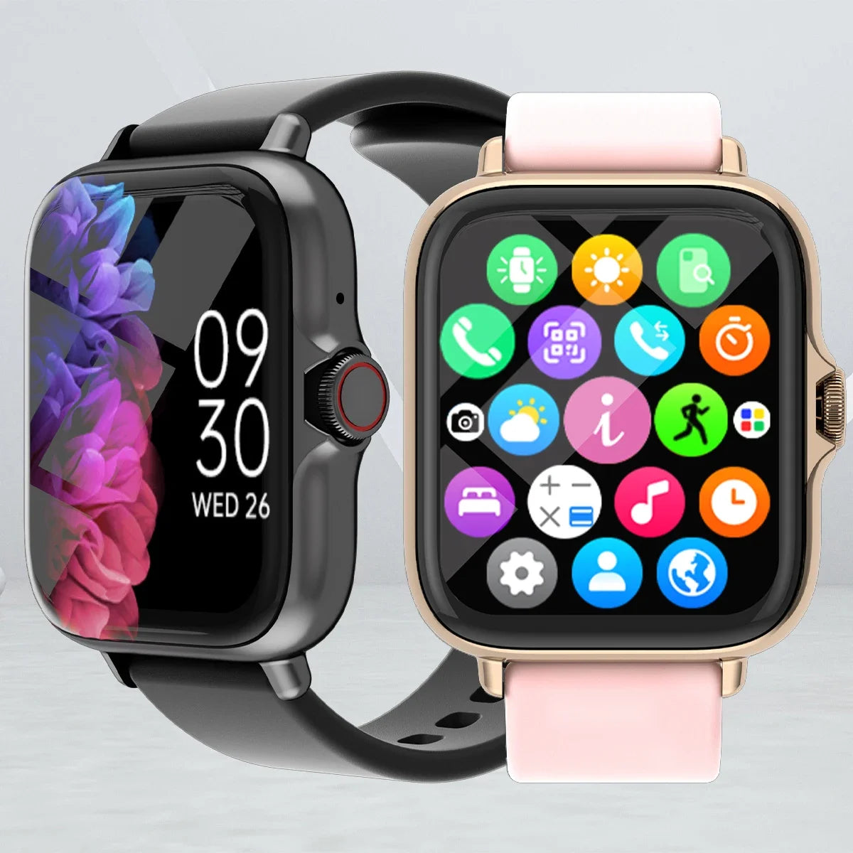 Smart Watch With Sleep Monitoring Pedometer And Call Alerts