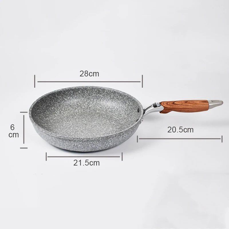 Stone Nonstick Frying Wok Pan Induction Skillet Cookware