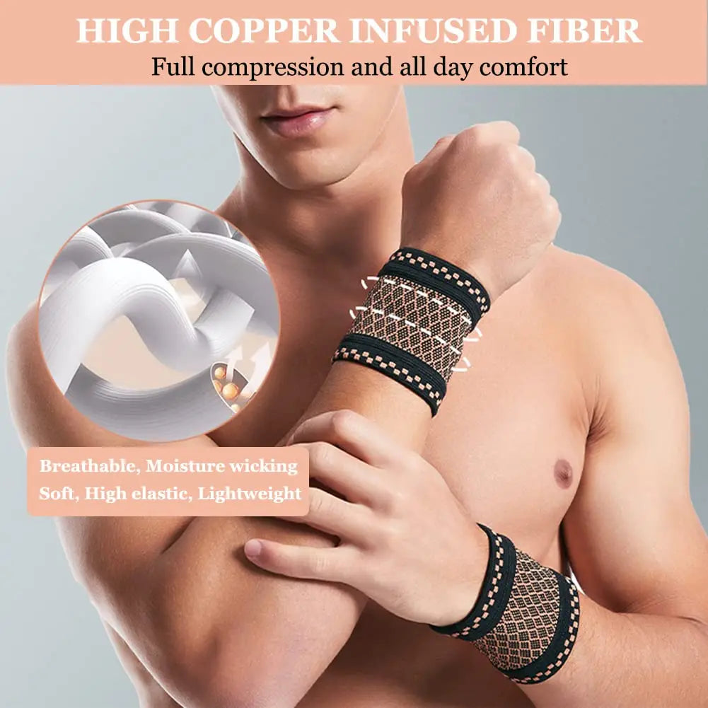 Copper Wrist Guard Pro Sports Wrist Support
