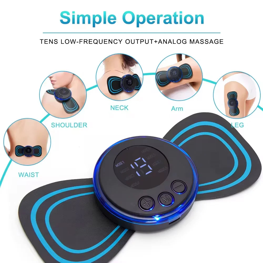 EMS Neck Massager Device For Pain Relief