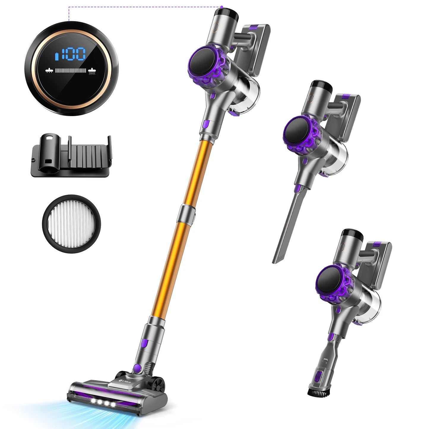 INSE YISORA Cordless Vacuum Cleaner 40KPa Suction