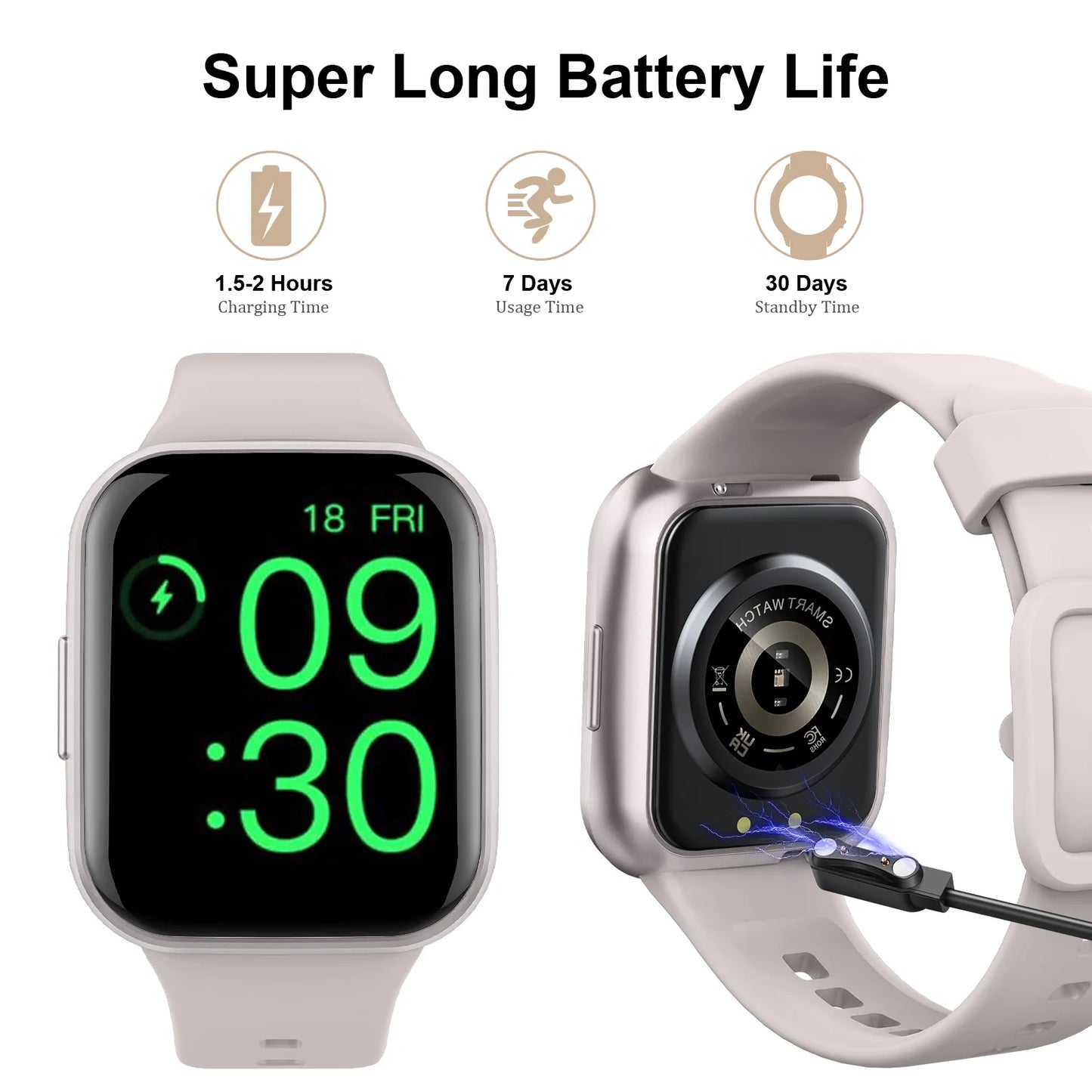 Nerunsa Smart Watch Fitness Tracker For Men And Women