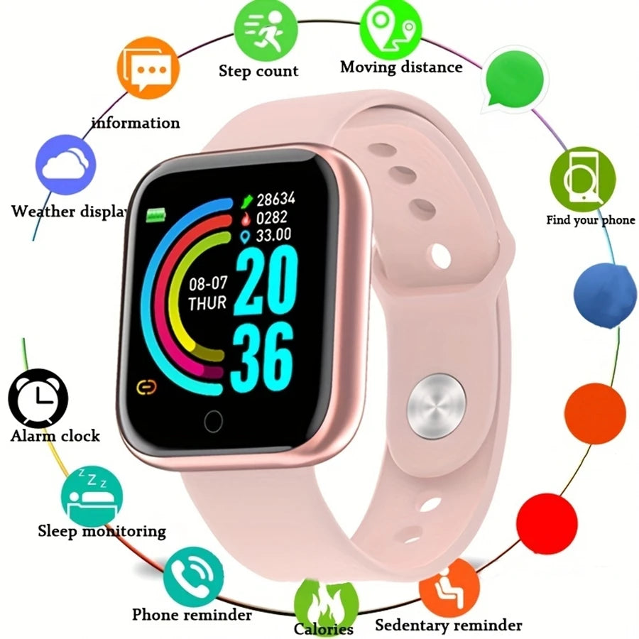 Smartwatch Fitness Tracker for Android and iOS