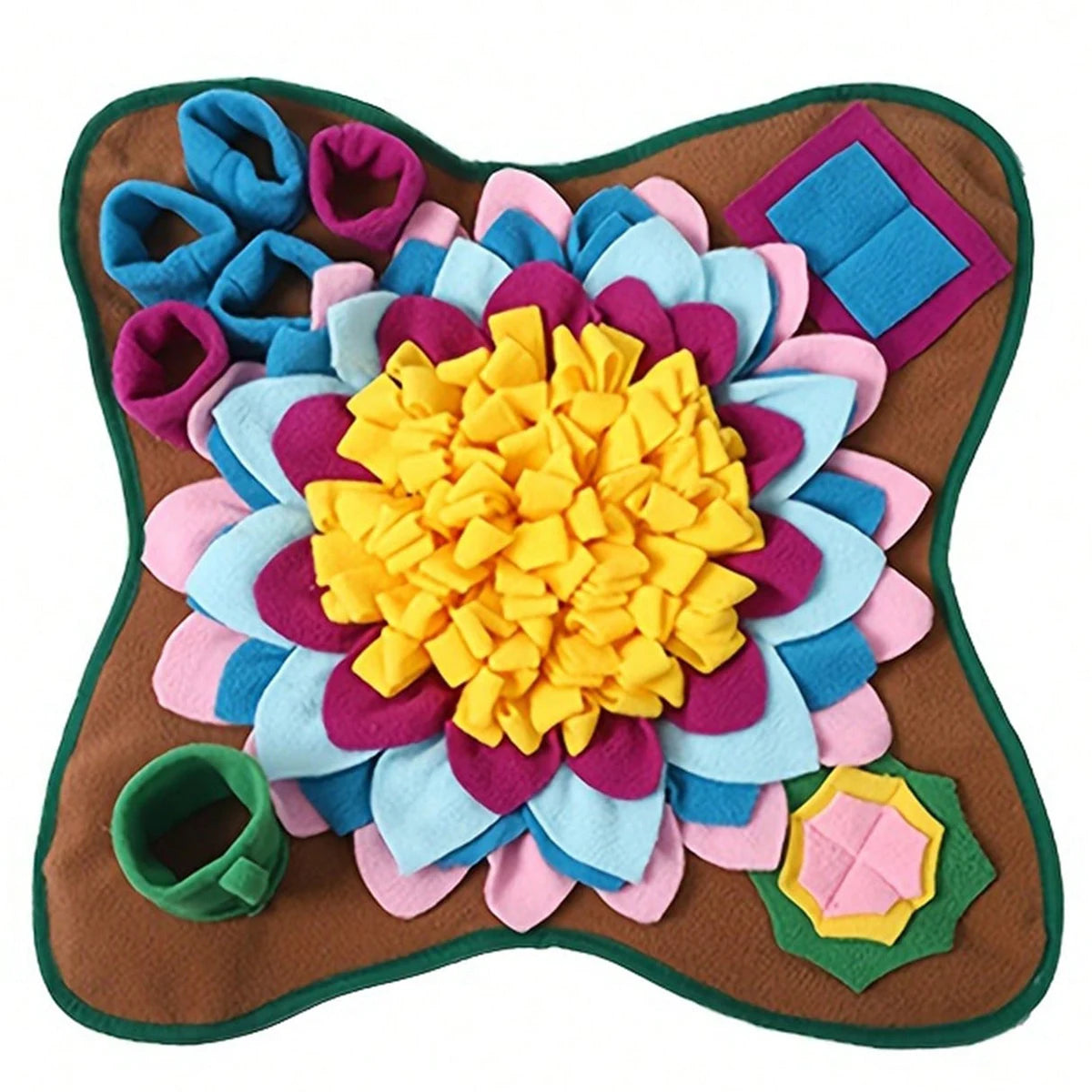 Pet Snuffle Mat for Dogs,Interactive Feed Puzzle for Boredom Comfort and softness