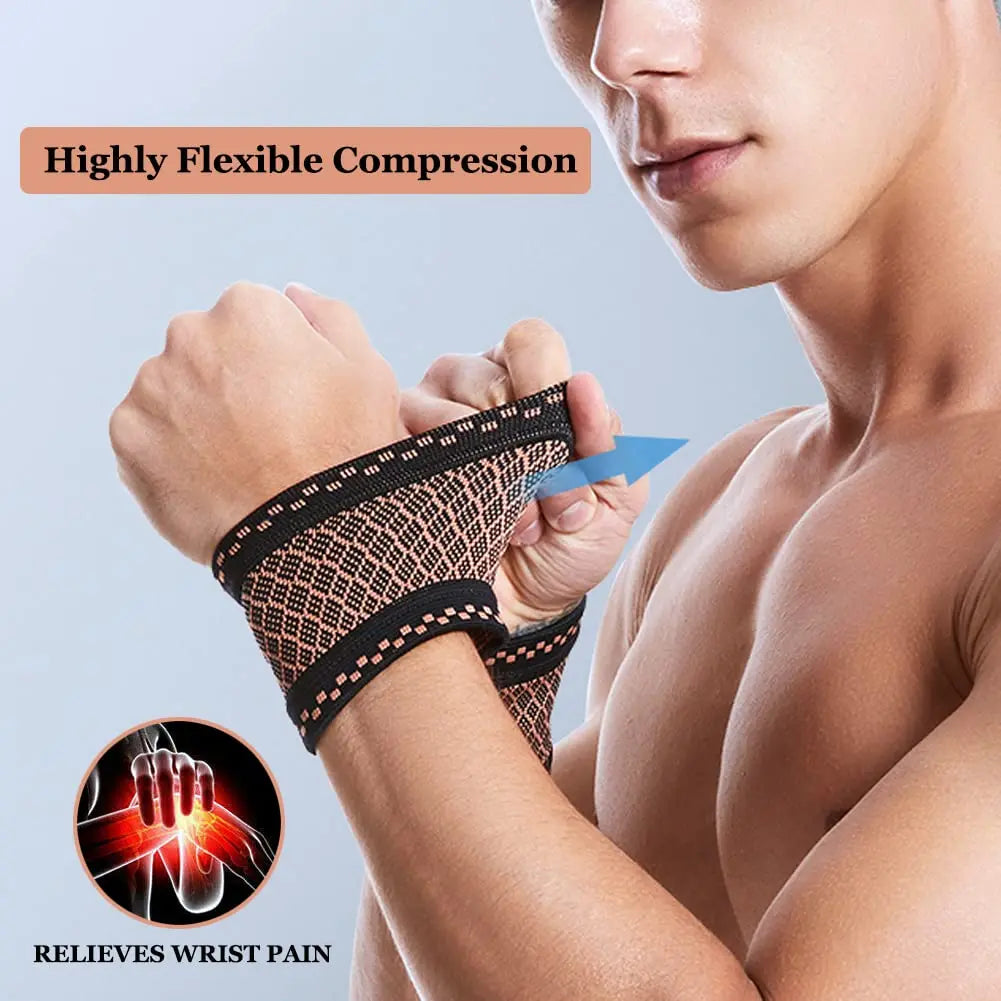 Copper Wrist Guard Pro Sports Wrist Support