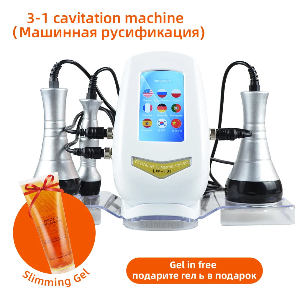 MISSHEART 3in1 Slimming Cavitation Machine Facial Body