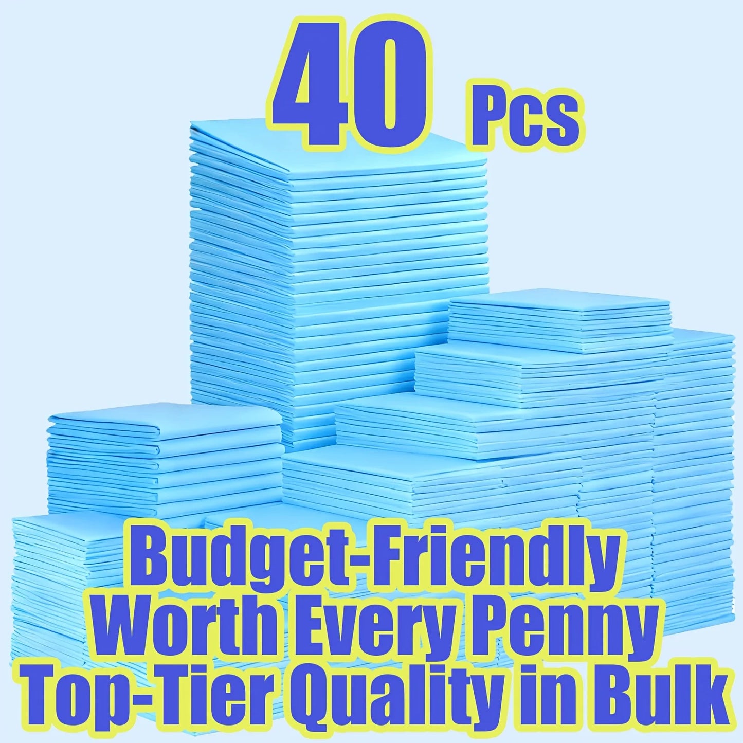 Best Value 36"x55" Dog Training Pads 40 Count | Dog Pee Pads | Super Absorbent Puppy Pads JUYHGV