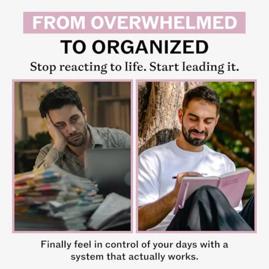 Undated Daily Planner 90 Day Productivity Journal
