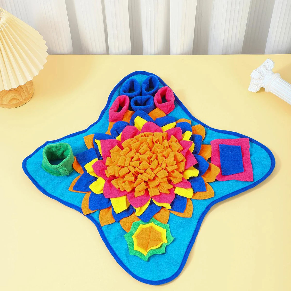 Pet Snuffle Mat for Dogs,Interactive Feed Puzzle for Boredom Comfort and softness