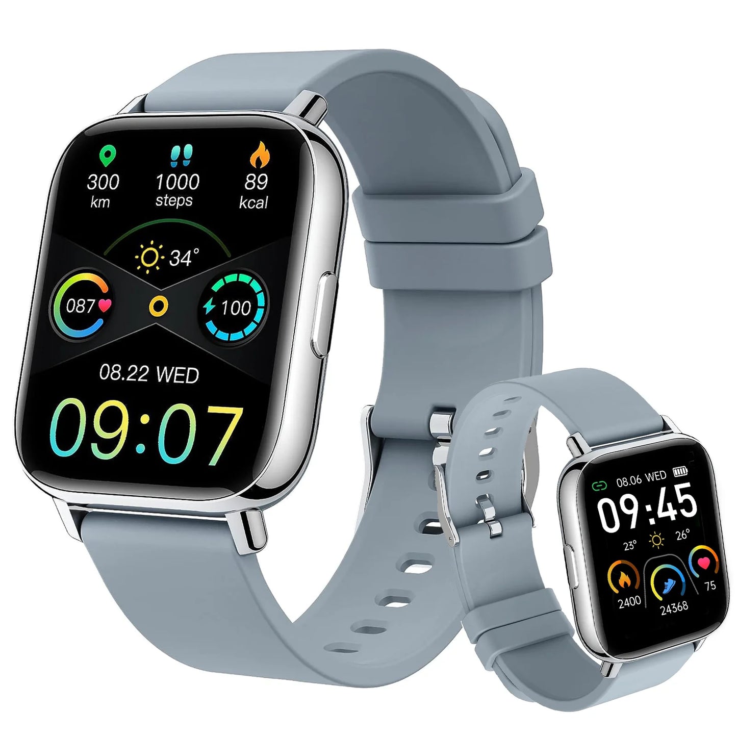 Nerunsa Smart Watch Fitness Tracker Heart Rate Sleep Monitor