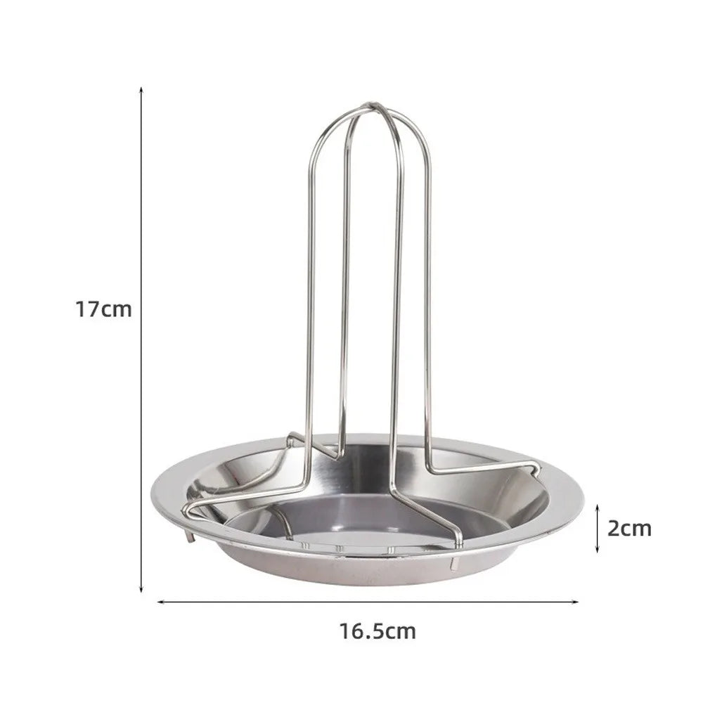 Stainless Steel Chicken Roaster Stand With Bowl