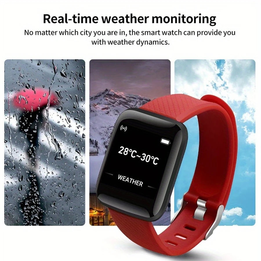 Smartwatch Fitness Tracker for Android and iOS
