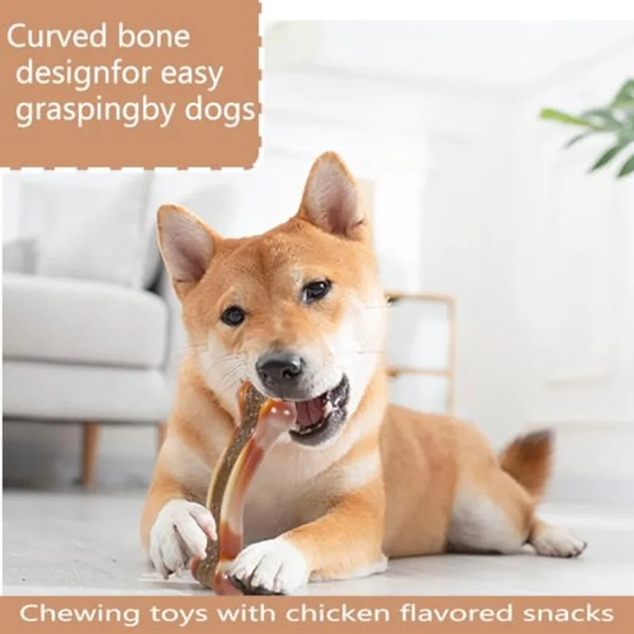 Yao Hui Huang Dog Bones Chew Toys Real Chicken Flavor