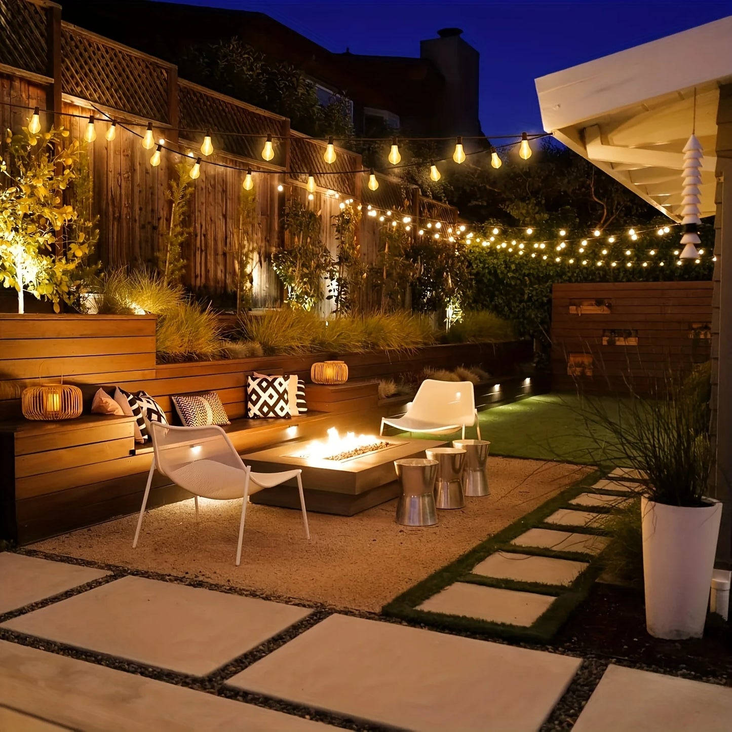 LED Outdoor String Lights ST38 Porch Deck Garden