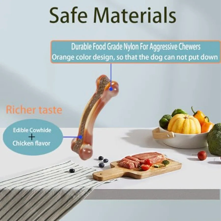 Yao Hui Huang Dog Bones Chew Toys Real Chicken Flavor