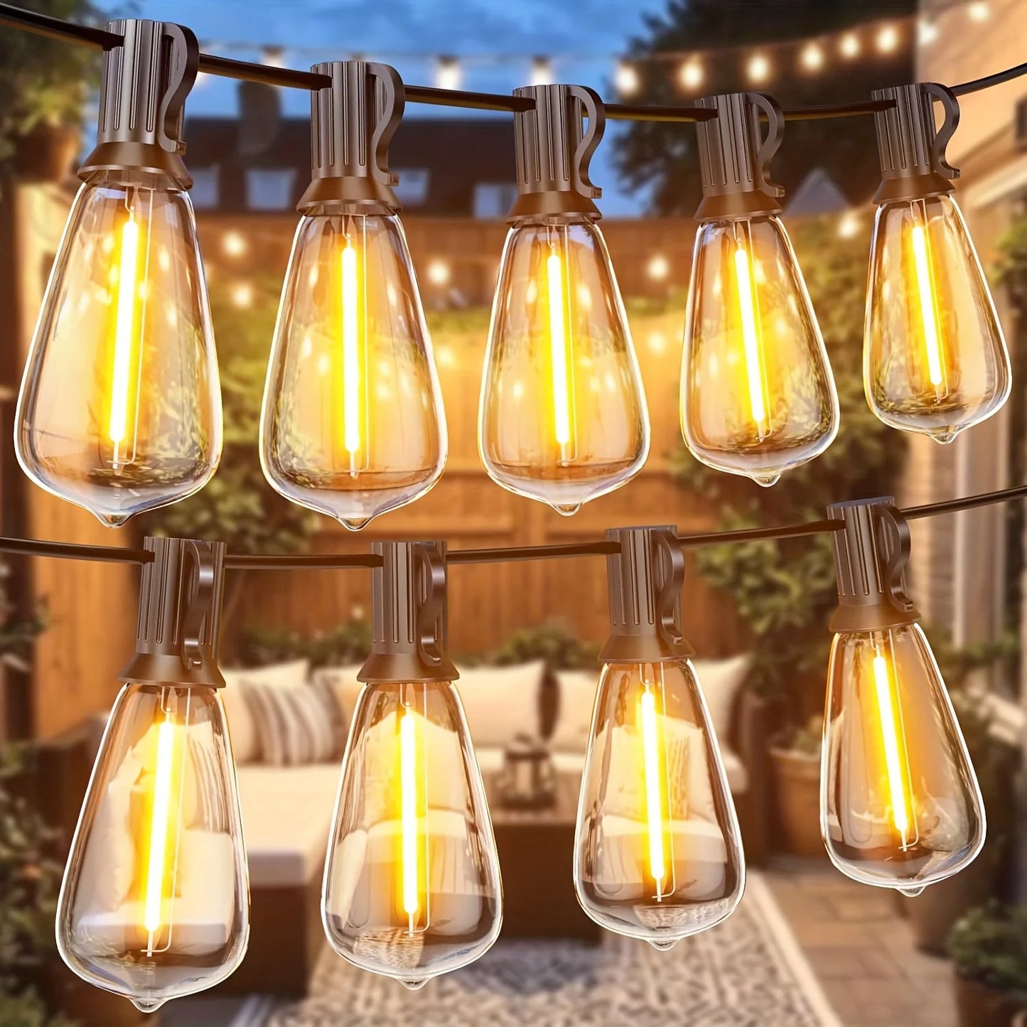 LED Outdoor String Lights ST38 Porch Deck Garden