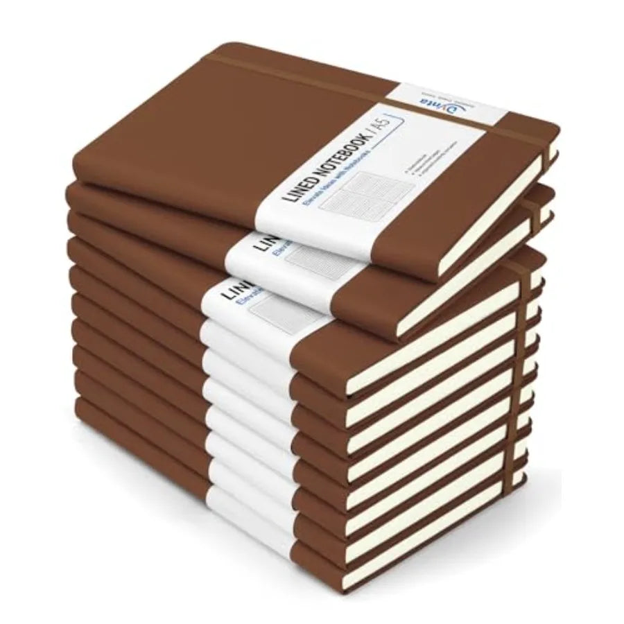 Hardcover Lined Journals 200 Pages Bulk Pack
