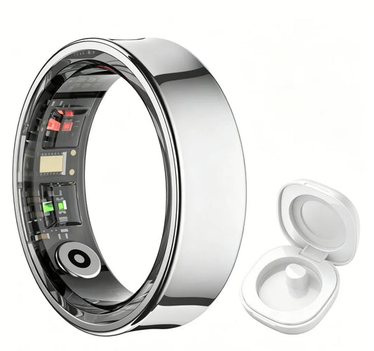 R09 Smart Ring Health Monitor, Multi Sport, Skin Temp, 5ATM