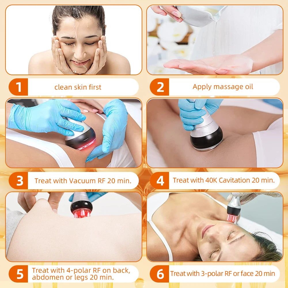 Moonic Beauty 4 In 1 Cavitation Body Slimming Vacuum Machine
