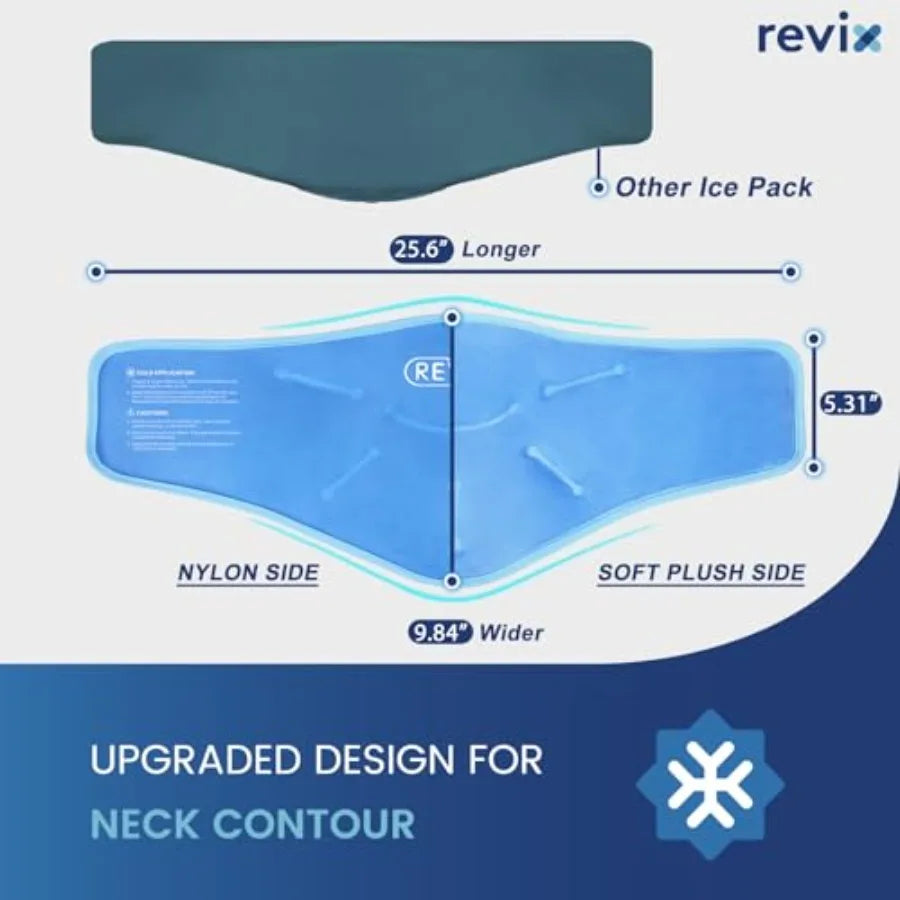Neck Ice Pack Wrap Reusable Gel Cold Therapy Pain Relief