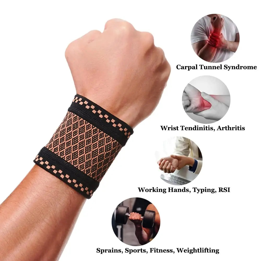 Copper Wrist Guard Pro Sports Wrist Support