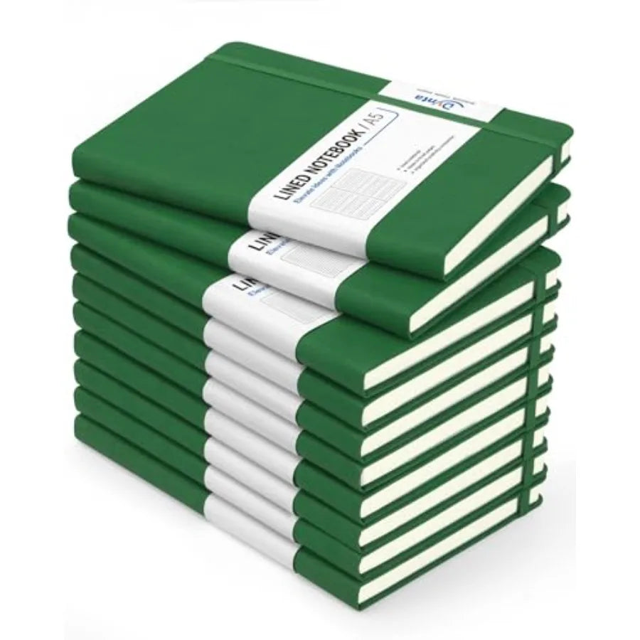 Hardcover Lined Journals 200 Pages Bulk Pack