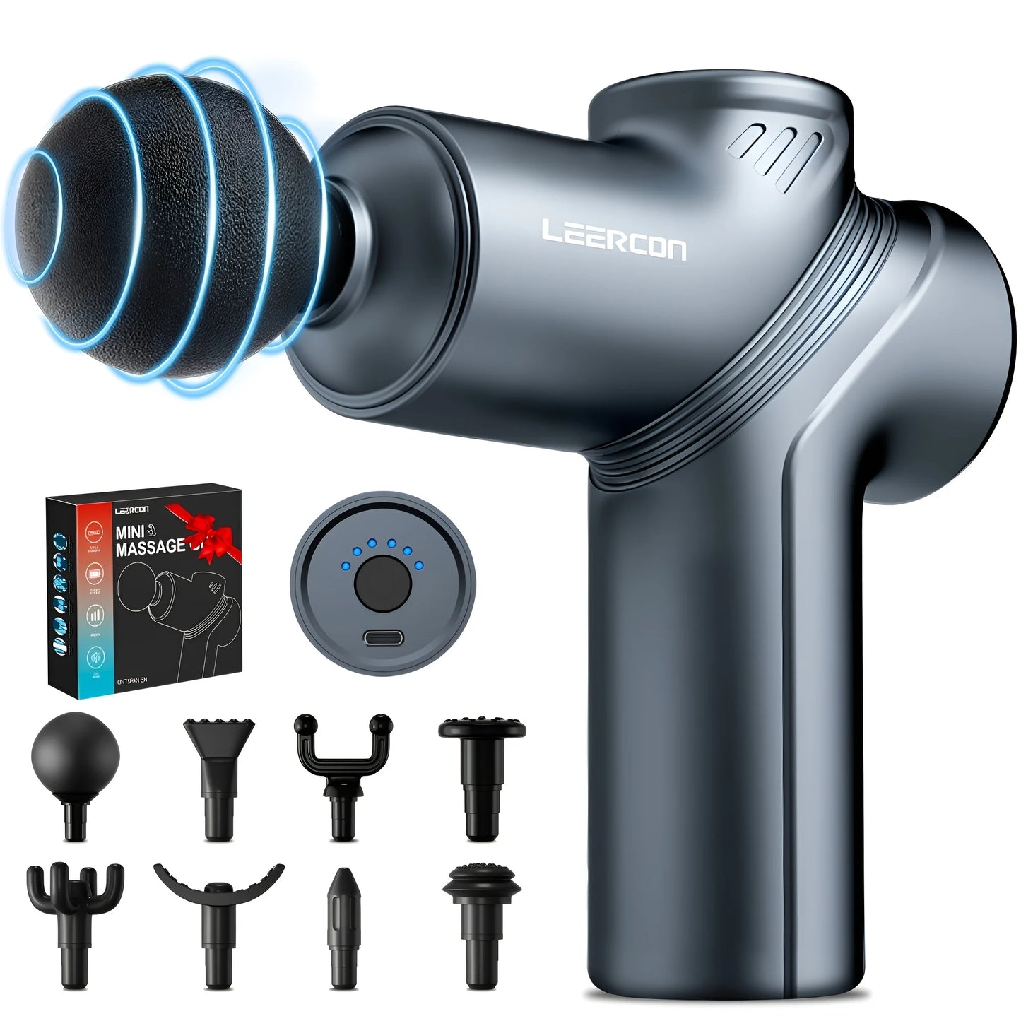 LEERCON Mini Muscle Massage Gun Silent Deep Tissue Relief