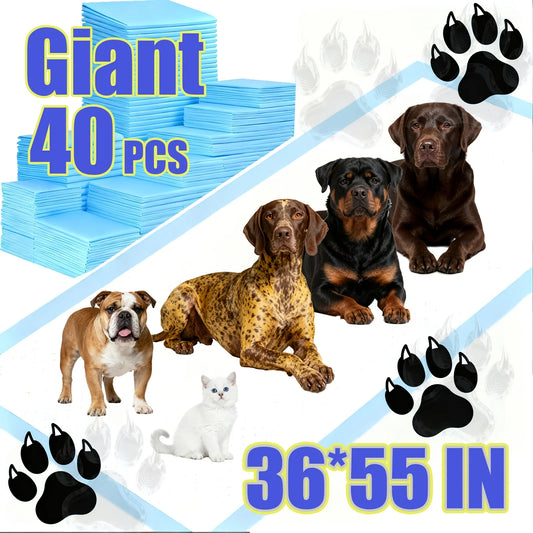 Best Value 36"x55" Dog Training Pads 40 Count | Dog Pee Pads | Super Absorbent Puppy Pads JUYHGV