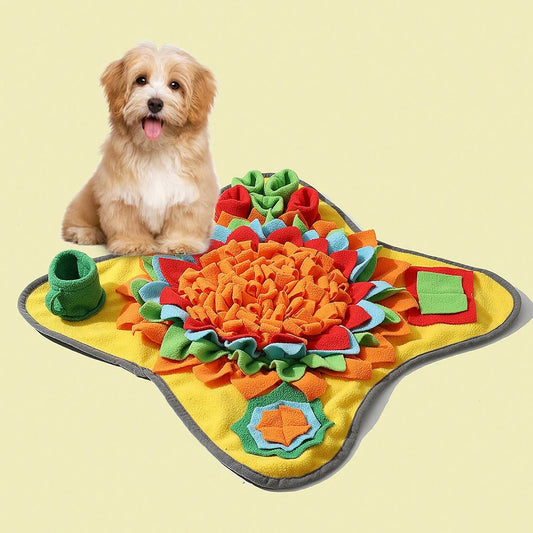 Pet Snuffle Mat for Dogs,Interactive Feed Puzzle for Boredom Comfort and softness