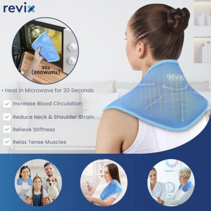 Neck Ice Pack Wrap Reusable Gel Cold Therapy Pain Relief
