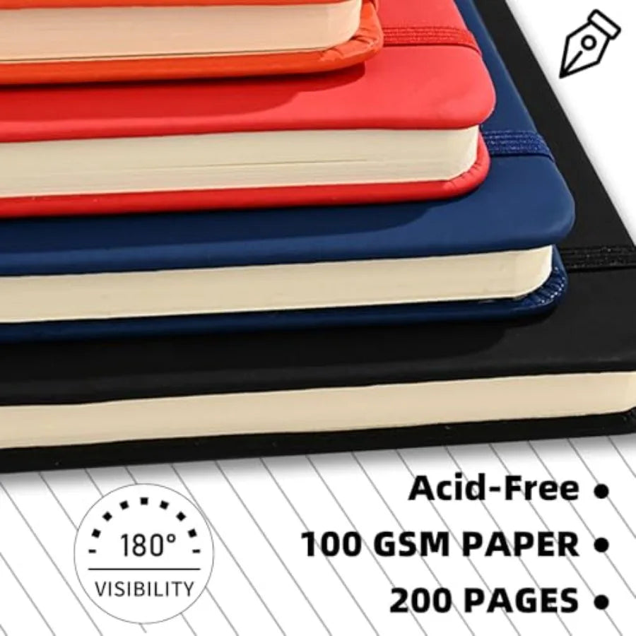 Hardcover Journal Notebooks Lined Bulk Pack