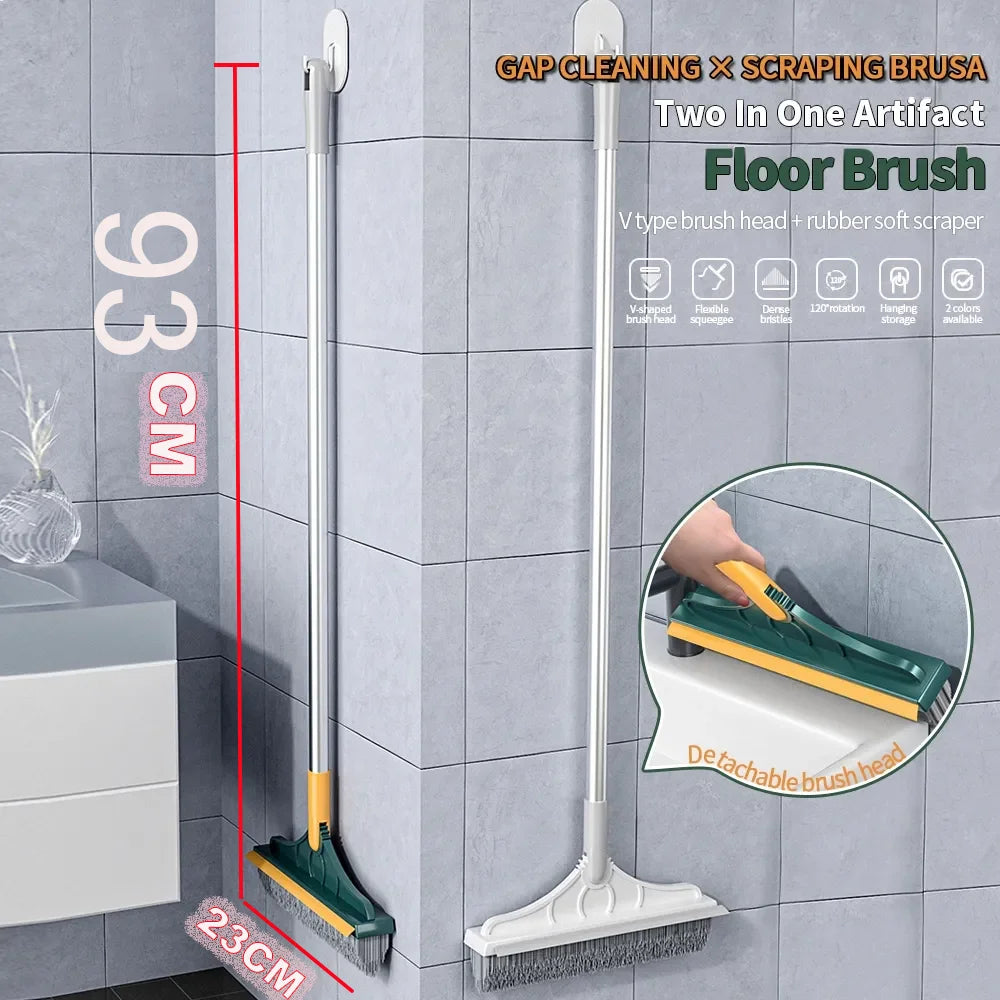 3 In 1 Cleaning Brush With Rotating Floor Brush