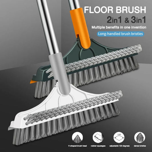 3 In 1 Cleaning Brush With Rotating Floor Brush