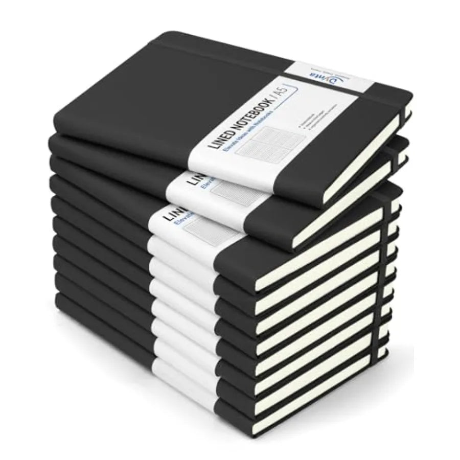 Hardcover Lined Journals 200 Pages Bulk Pack